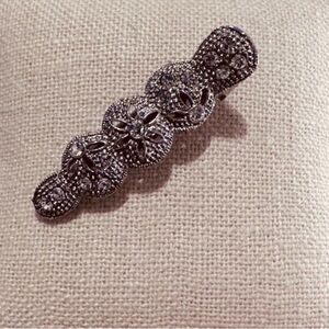 Lord & Taylor | Hair Clip | Silver Hair Clip with Crystals